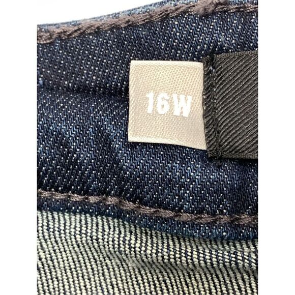Kut from the Kloth Womens Feather Embroidered Catherine Boyfriend Jeans Blue 16W - Picture 9 of 11